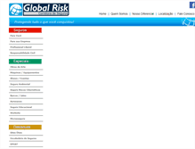 Tablet Screenshot of globalrisk.com.br